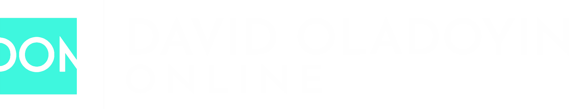 David Oladoyin Website Logo PNG White No Background David Oladoyin Ministries