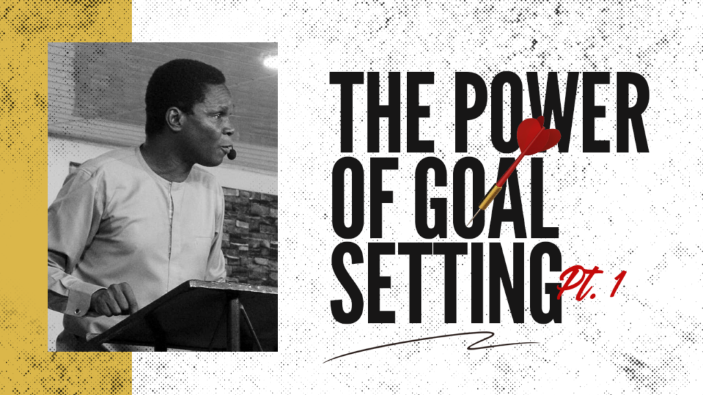 THE POWER OF GOAL SETTING THUMBNAIL David Oladoyin Youtube Design Graphic